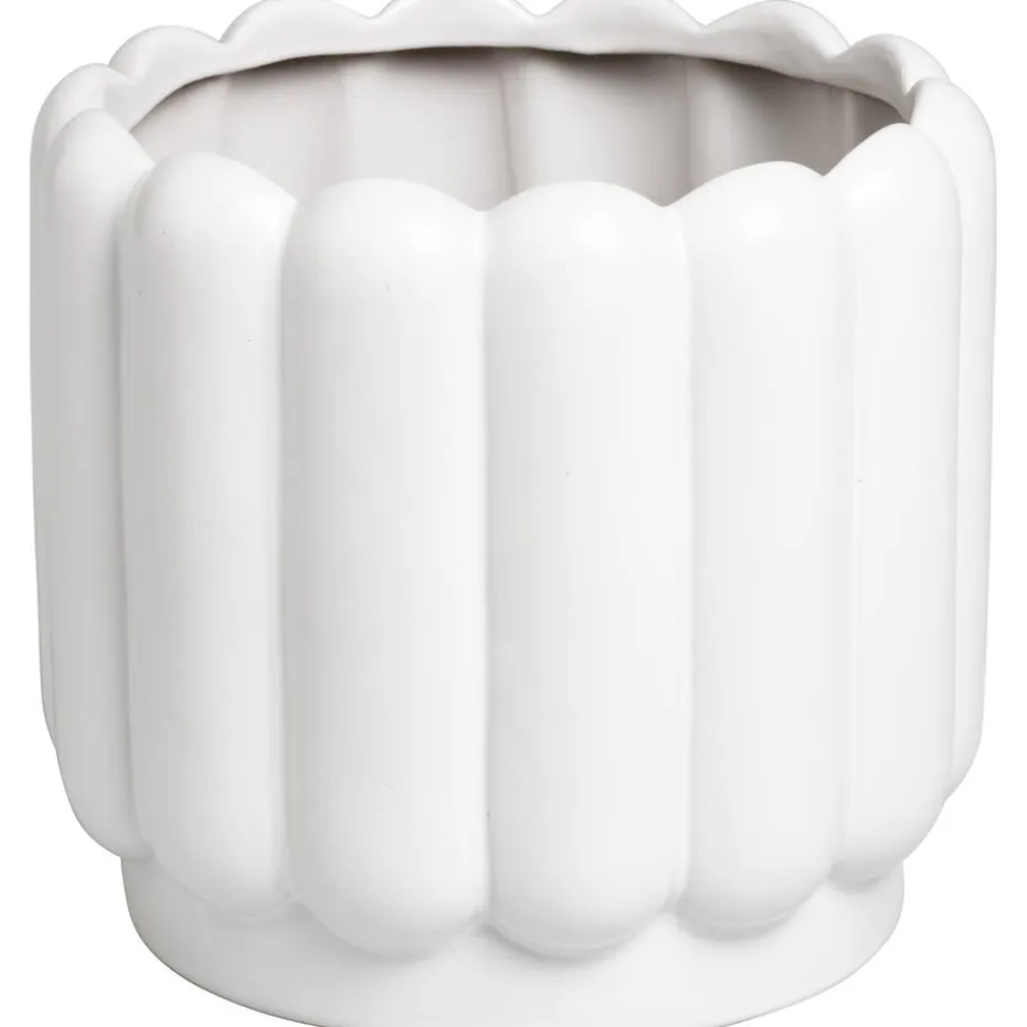 Bloempot Valletta Off-White 20x18 cm