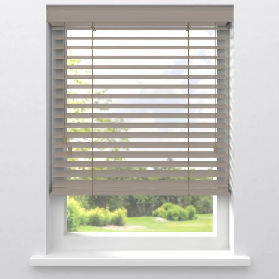 Fenstr Bamboe Jaloezie Tijl Zand 65mm