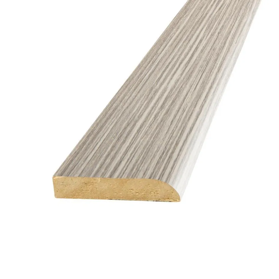 Plakplint Lichtgrijs Eiken MDF 2,4 cm