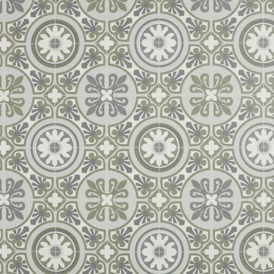 Staal Vinyl Macon Groen