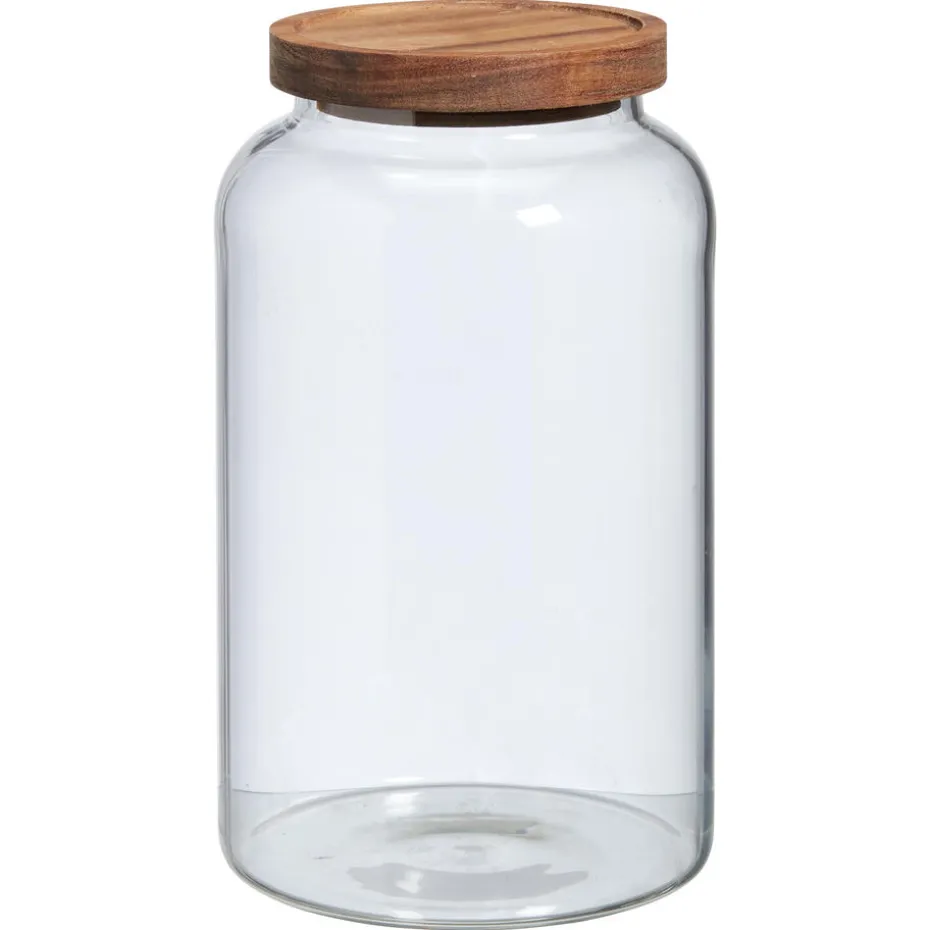 Voorraadpot Acacia Transparant ø 14x23 cm
